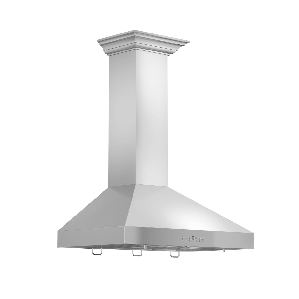 ZLINE Convertible Vent Wall Mount Range Hood in Stainless Steel with Crown Molding (KL3CRN) - (KL3CRN30)