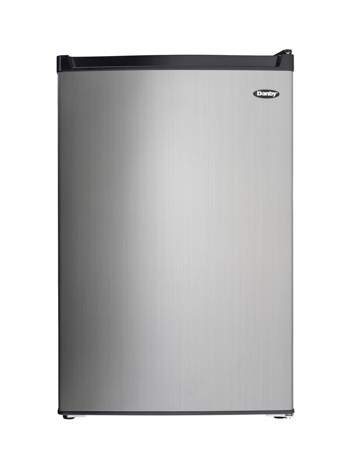 Danby 4.5 cu. ft. Compact Fridge with True Freezer in Stainless Steel - (DCR045B1BSLDB)