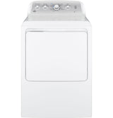 GE(R) 7.2 cu. ft. Capacity aluminized alloy drum Electric Dryer with Sensor Dry - (GTD45EASJWS)