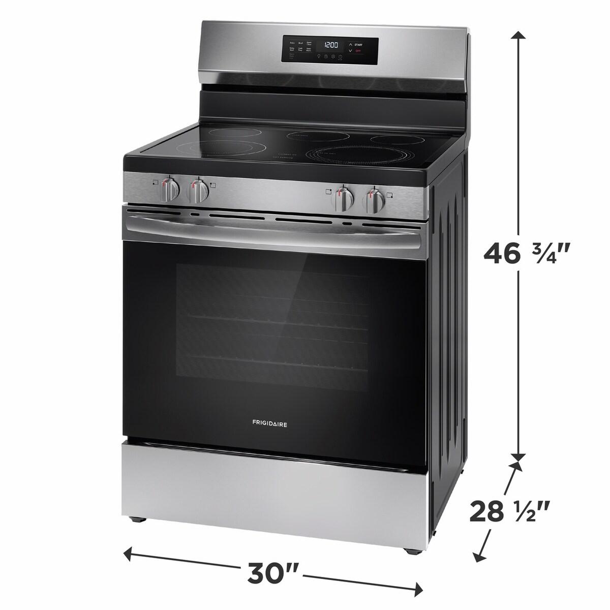 Frigidaire 30" Electric Range with the EvenTemp(R) - (FCRE3062AS)