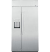 GE Profile(TM) Series 42" Smart Built-In Side-by-Side Refrigerator with Dispenser - (PSB42YSNSS)