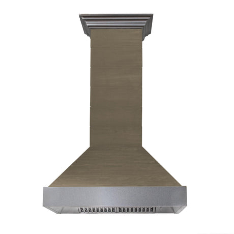 ZLINE Shiplap Wooden Wall Range Hood with Stainless Steel Accent (365YY) - (365YY30)