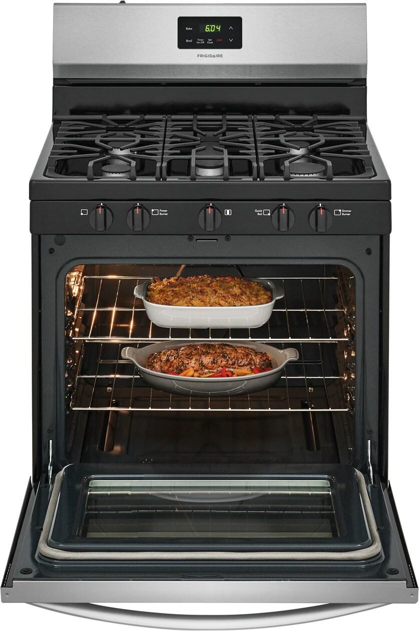 Frigidaire 30" Gas Range - (FCRG3052AS)