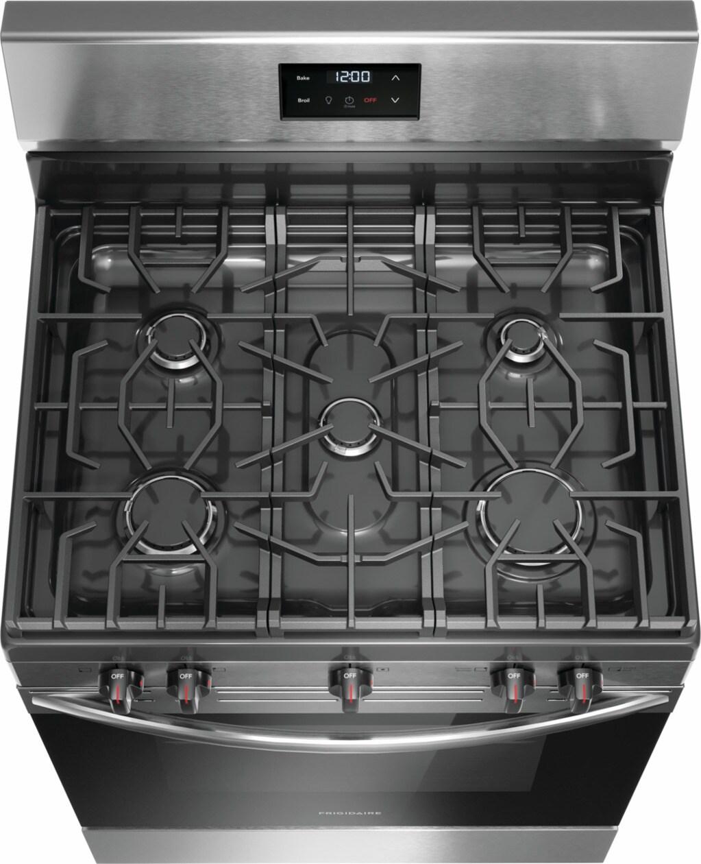 Frigidaire 30" Gas Range - (FCRG3052BS)