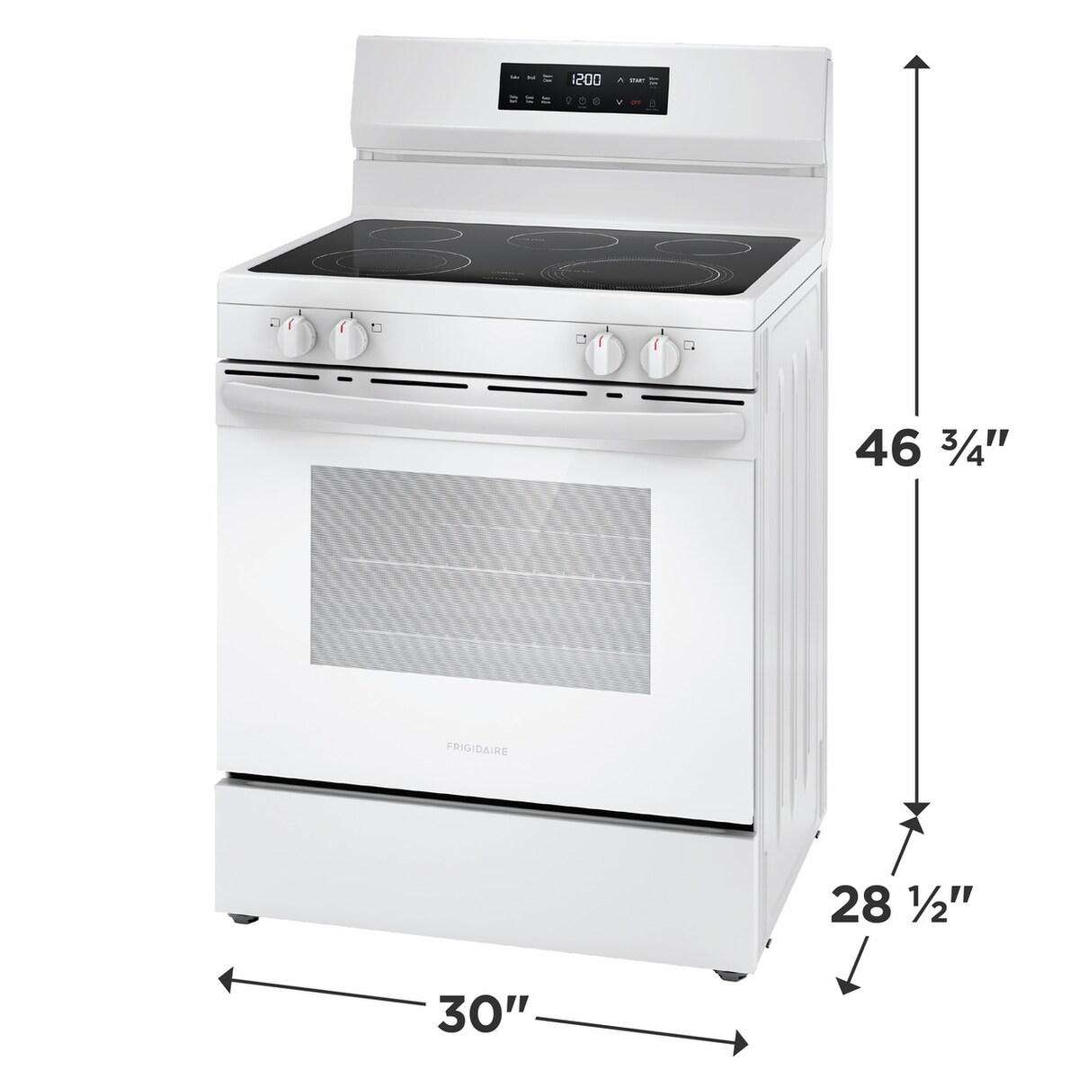 Frigidaire 30" Electric Range with the EvenTemp(R) - (FCRE3062AW)