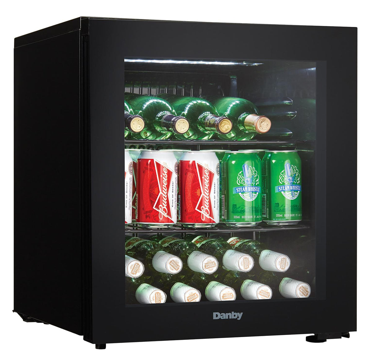 Danby 16 Bottle Free-Standing Wine Cooler in Black - (DWC018A1BDB)