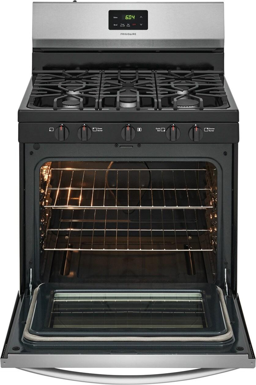 Frigidaire 30" Gas Range - (FCRG3052AS)