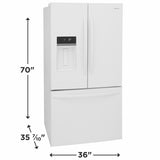 Frigidaire 27.8 Cu. Ft. Standard-Depth French Door Refrigerator - (FRFS2823AW)