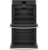 GE(R) 30" Smart Built-In Self-Clean Convection Double Wall Oven with Never Scrub Racks - (JTD5000SNSS)