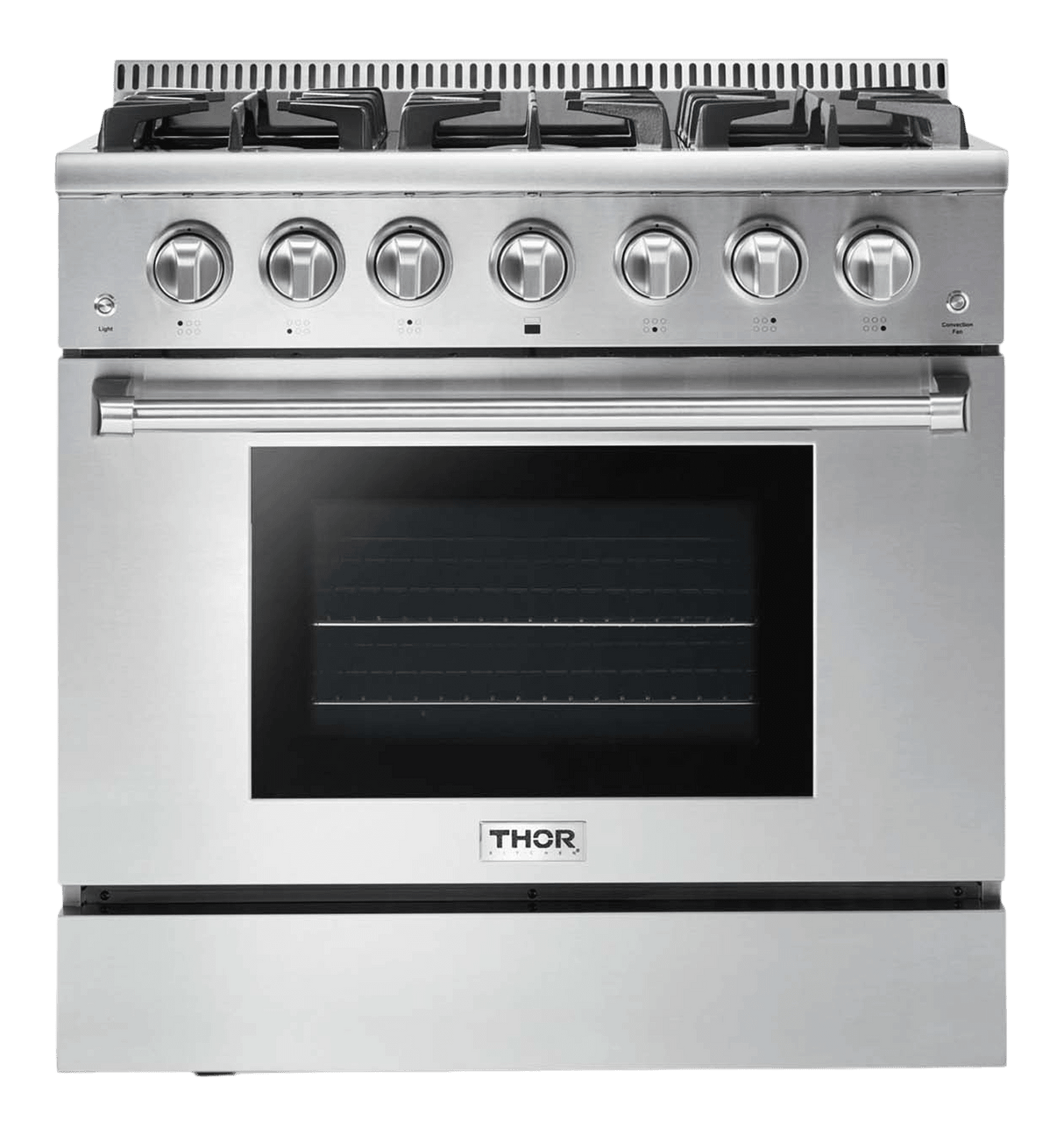 Thor Kitchen 36-inch Professional Gas Range - Hrg3618u - (HRG3618U)