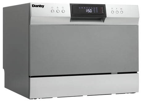 Danby 6 Place Setting Countertop Dishwasher in Silver - (DDW631SDB)