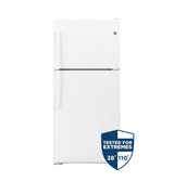 GE(R) 19.2 Cu. Ft. Garage Ready Top-Freezer Refrigerator - (GTS19KGNRWW)