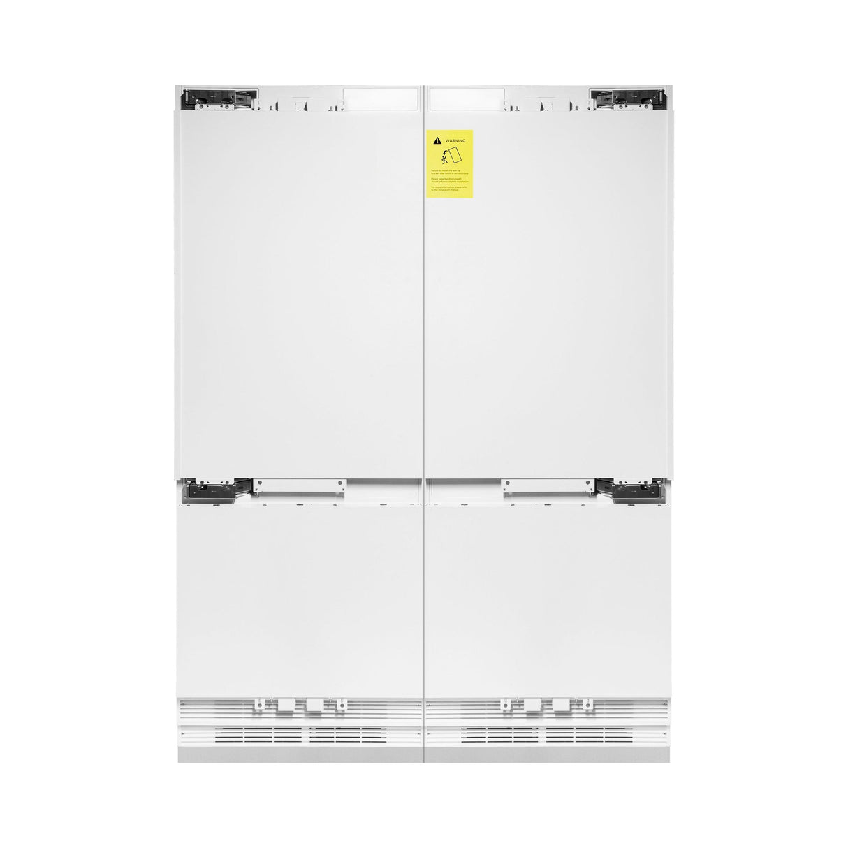 ZLINE 60" 32.2 cu. Ft. Panel Ready Built-In 4-Door French Door Refrigerator with Internal Water and Ice Dispenser (RBIV-60) - (RBIV60)