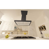 ZLINE Wooden Island Mount Range Hood in Black (KBiCC) - (KBICC30)