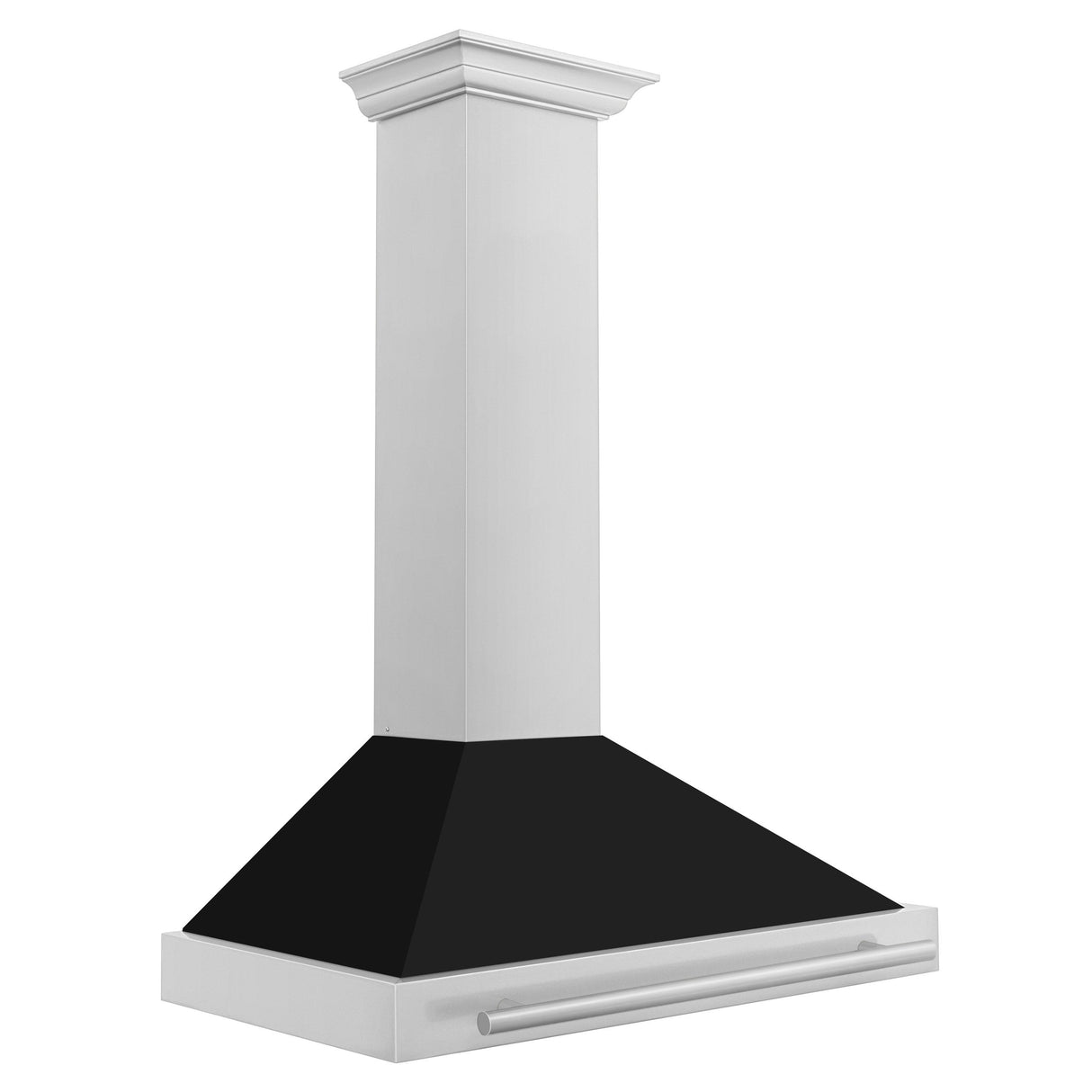 ZLINE 48 in. Convertible Stainless Steel Range Hood with Stainless Steel Handle (KB4STX-48) [Color: Black Matte] - (KB4STXBLM48)