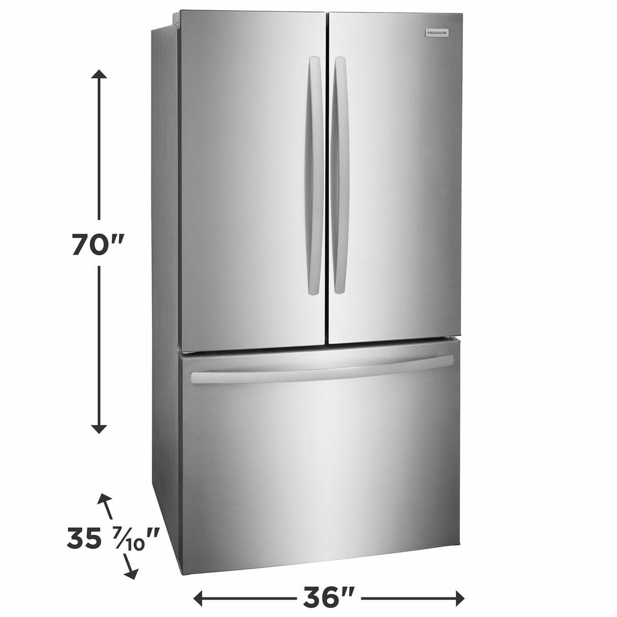 Frigidaire 28.8 Cu. Ft. Standard-Depth French Door Refrigerator - (FRFN2823AS)