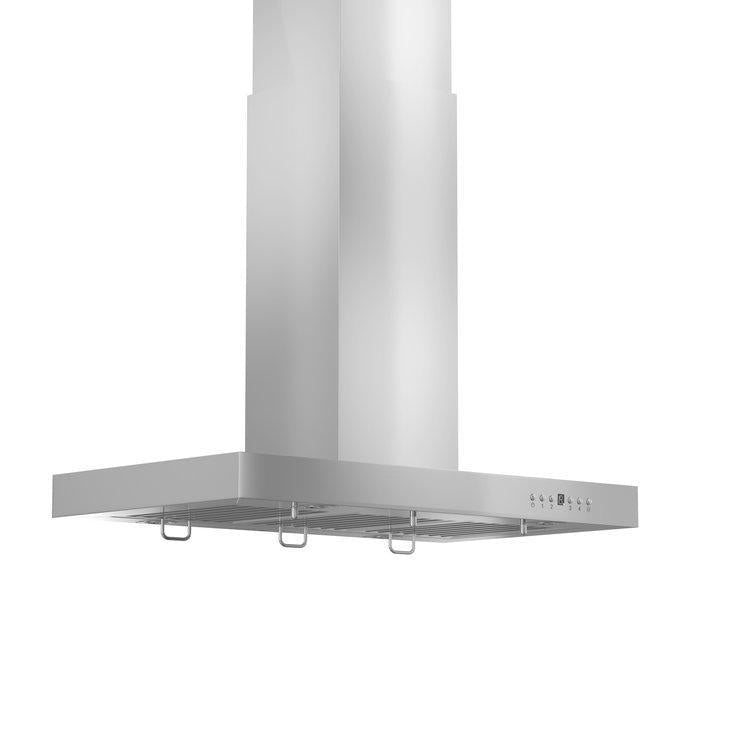 ZLINE Convertible Vent Island Mount Range Hood in Stainless Steel (KE2i) - (KE2I30)