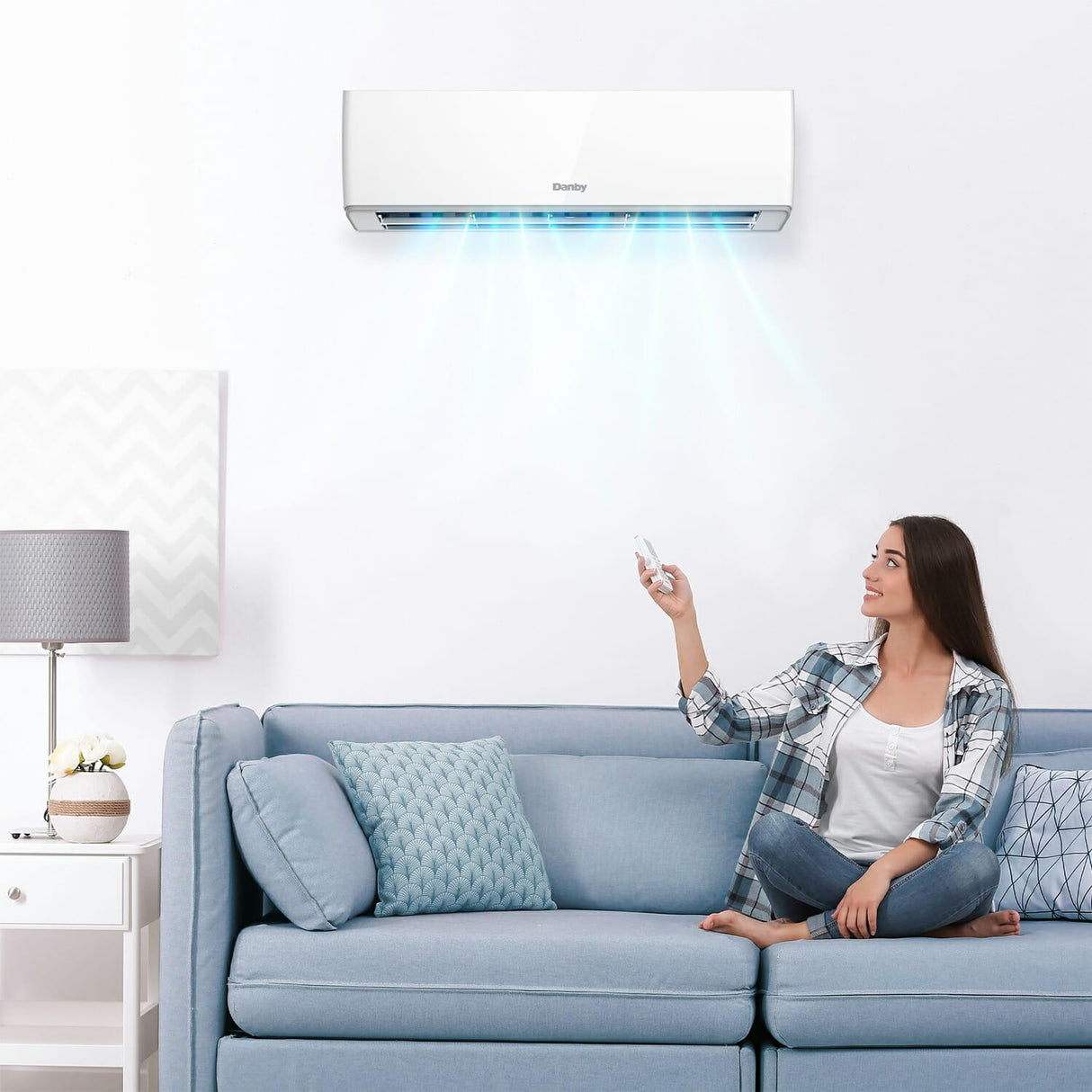 Danby 17000 BTU Mini-Split AC with Heat Pump in White - (DAS170GBHWDB)