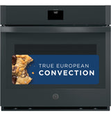 GE(R) 30" Smart Built-In Self-Clean Convection Single Wall Oven with Never Scrub Racks - (JTS5000DNBB)