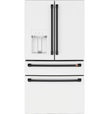 Caf(eback)(TM) ENERGY STAR(R) 27.8 Cu. Ft. Smart 4-Door French-Door Refrigerator - (CVE28DP4NW2)