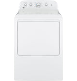 GE(R) 7.2 cu. ft. Capacity aluminized alloy drum Electric Dryer - (GTD42EASJWW)