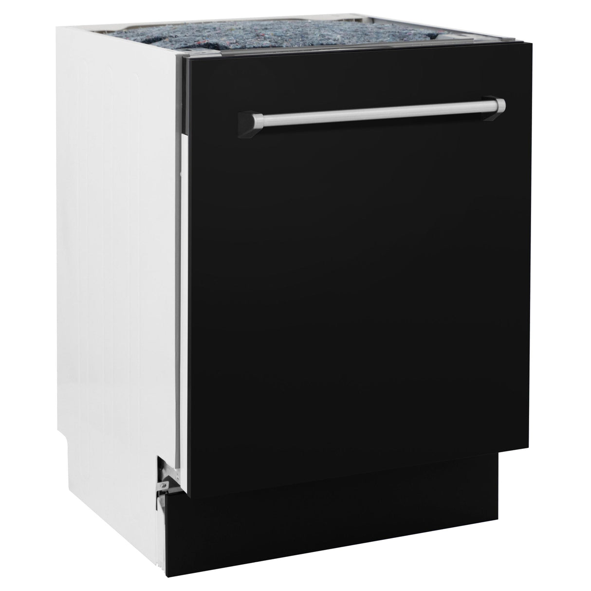 ZLINE 24" Tallac Series 3rd Rack Dishwasher with Traditional Handle, 51dBa (DWV-24) [Color: Black Matte] - (DWVBLM24)