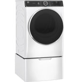 GE(R) ENERGY STAR(R) 7.8 cu. ft. Capacity Smart Front Load Electric Dryer with Steam and Sanitize Cycle - (GFD85ESSNWW)