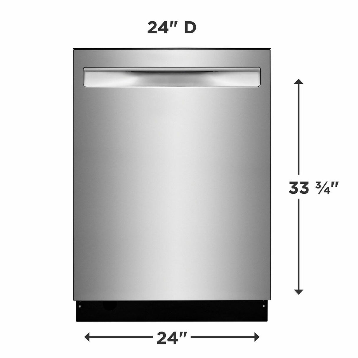 Frigidaire 24" Stainless Steel Tub Built-In Dishwasher - (FDSP4501AS)