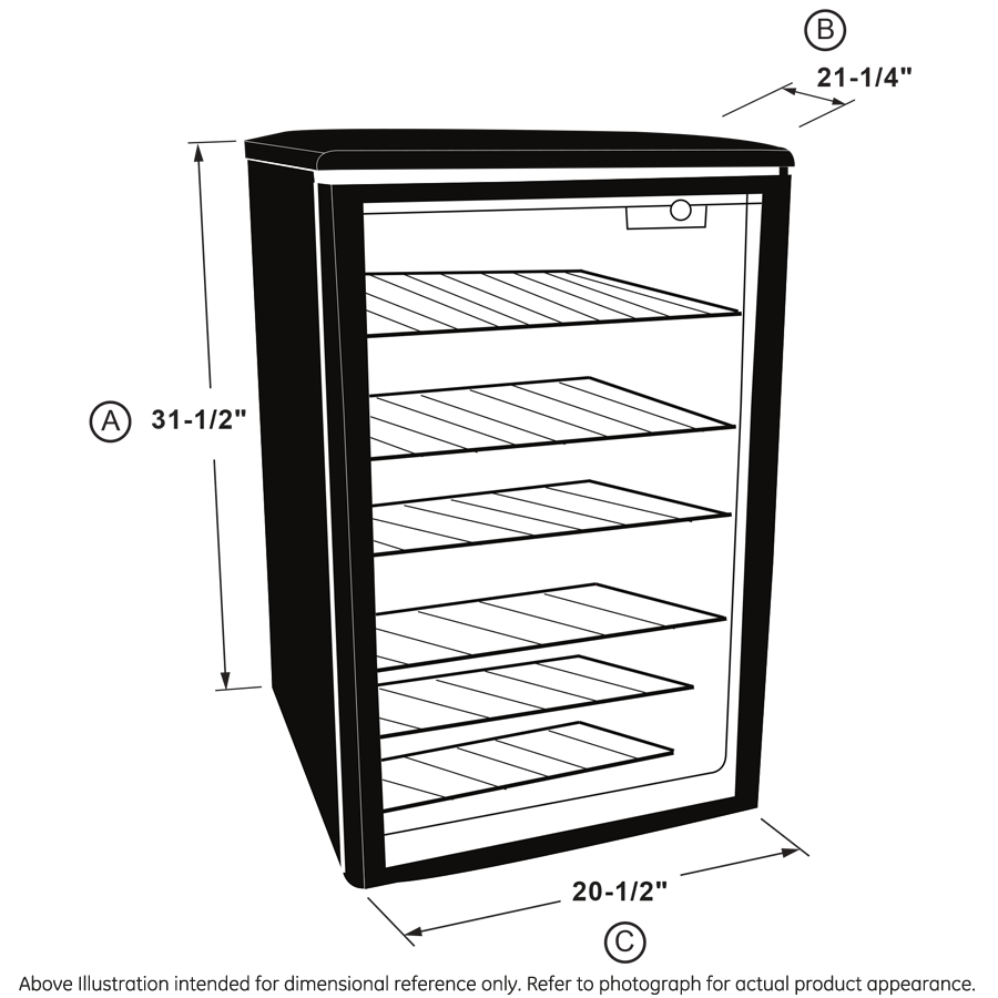 150-Can Beverage Center - (HEBF100BXS)