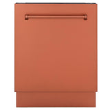 ZLINE 24" Tallac Series 3rd Rack Dishwasher with Traditional Handle, 51dBa (DWV-24) [Color: Copper] - (DWVC24)