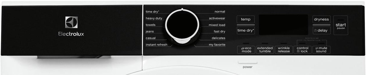 Electrolux 24" Compact Front Load Dryer - Ventless, Energy Star Certified, 4.0 Cu. Ft. - (ELFE4222AW)