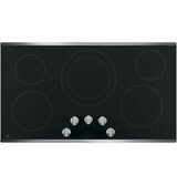 GE(R) 36" Built-In Knob Control Electric Cooktop - (JP3036SLSS)