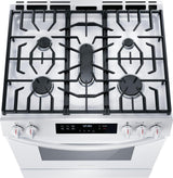 Frigidaire 30" Front Control Gas Range with Quick Boil - (FCFG3062AW)