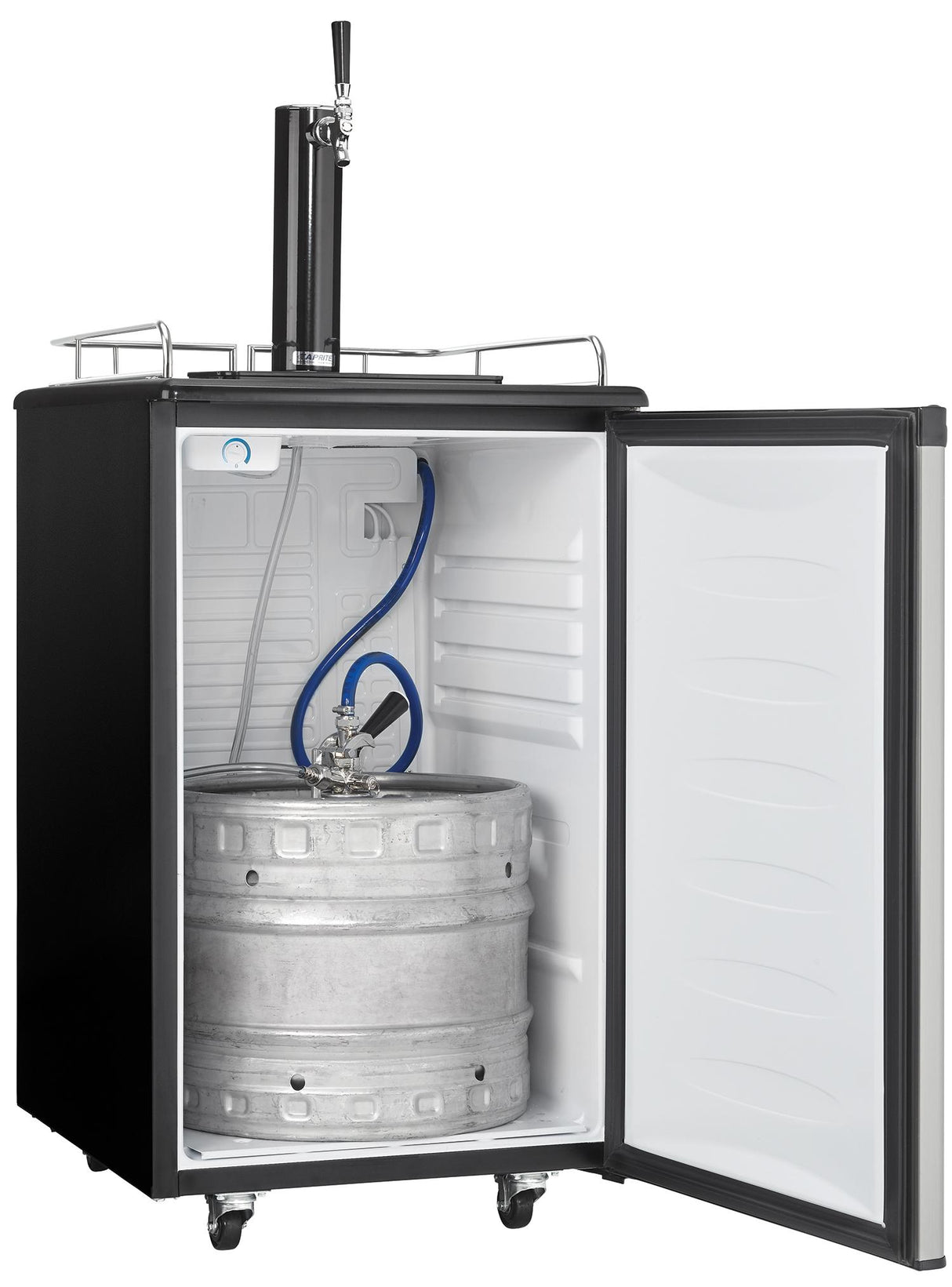 Danby 5.4 cu. ft. Single Tap Keg Cooler in Stainless Steel - (DKC054A1BSLDB)