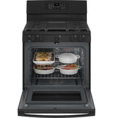 GE(R) 30" Free-Standing Gas Convection Range with No Preheat Air Fry - (JGB735DPBB)