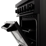 ZLINE 24 in. Professional Dual Fuel Range in Black Stainless Steel (RAB-BR-24) - (RABBR24)