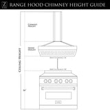 ZLINE Convertible Vent Wall Mount Range Hood in Stainless Steel & Glass (KN) - (KN30)