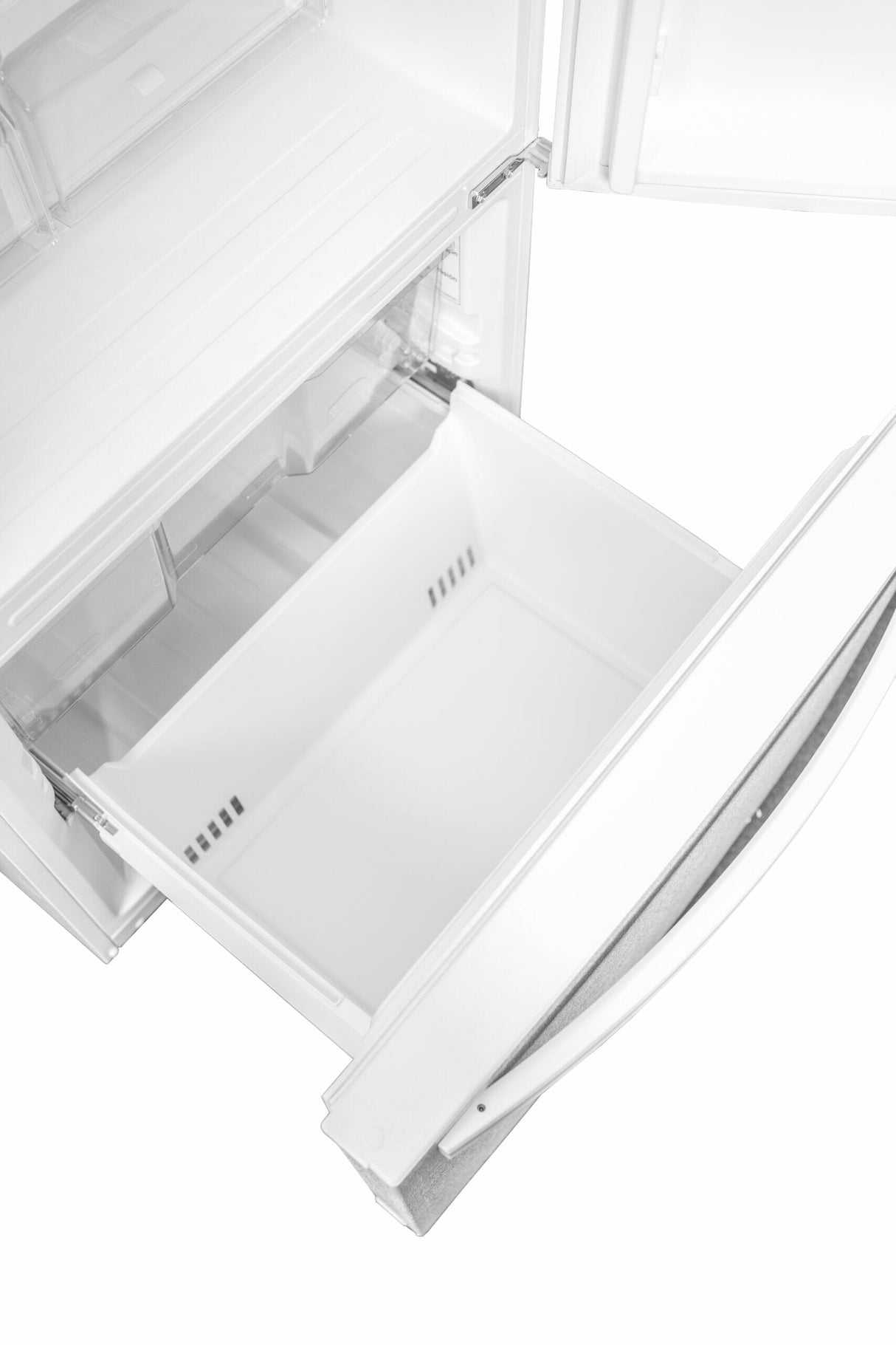 Danby Designer 18.7 cu. ft. Apartment Fridge Bottom Mount in White - (DBM187E1WDB)