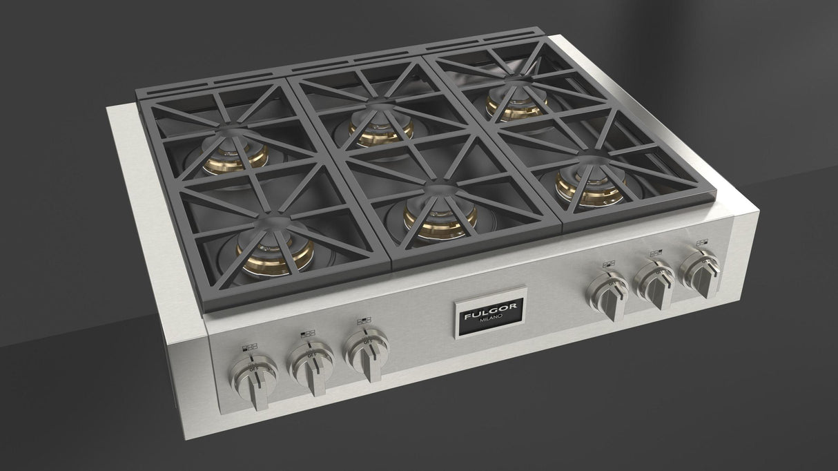 36" PRO GAS RANGE TOP - (F6GRT366S1)