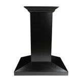 ZLINE Wooden Island Mount Range Hood in Black (KBiCC) - (KBICC30)