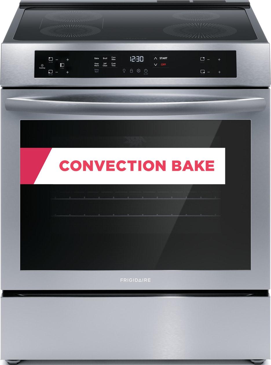 Frigidaire 30" Front Control Induction Range with Convection Bake - (FCFI3083AS)