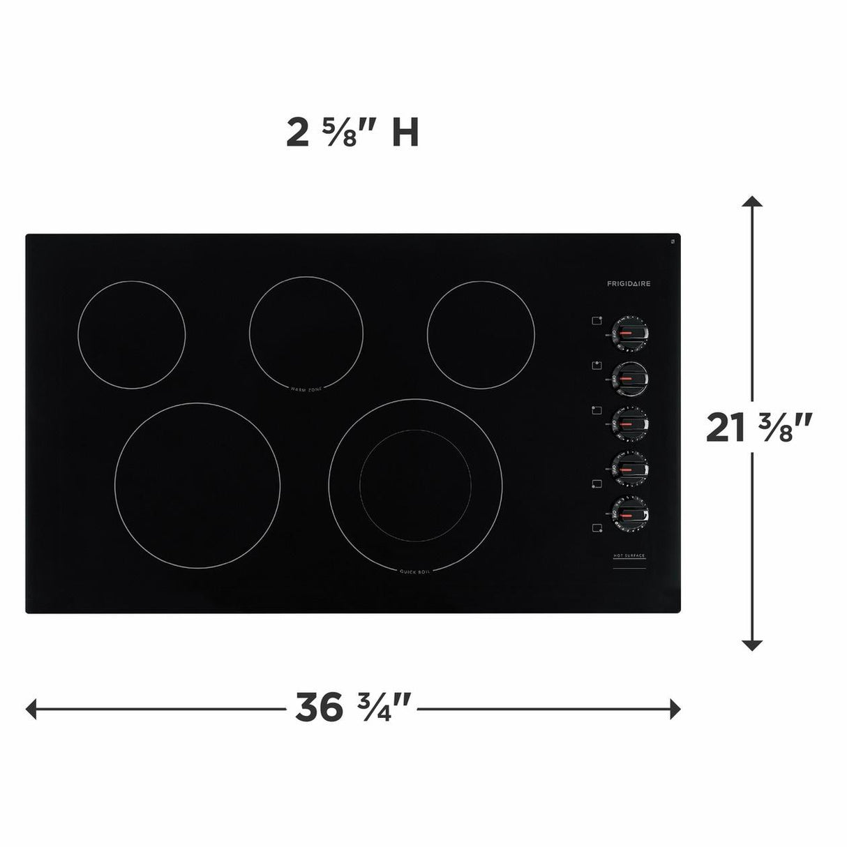 Frigidaire 36" Electric Cooktop - (FFEC3625UB)