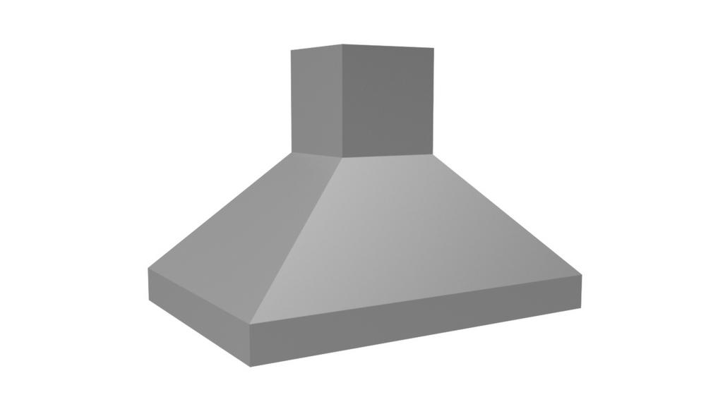 36" 550 CFM Euro-Style Island Range Hood Stainless Steel - (EPIH18236SS)