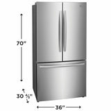 Frigidaire Gallery 23.3 Cu. Ft. Counter-Depth French Door Refrigerator - (GRFG2353AF)