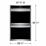 Frigidaire Gallery 30" Double Electric Wall Oven with Total Convection - (GCWD3067AF)