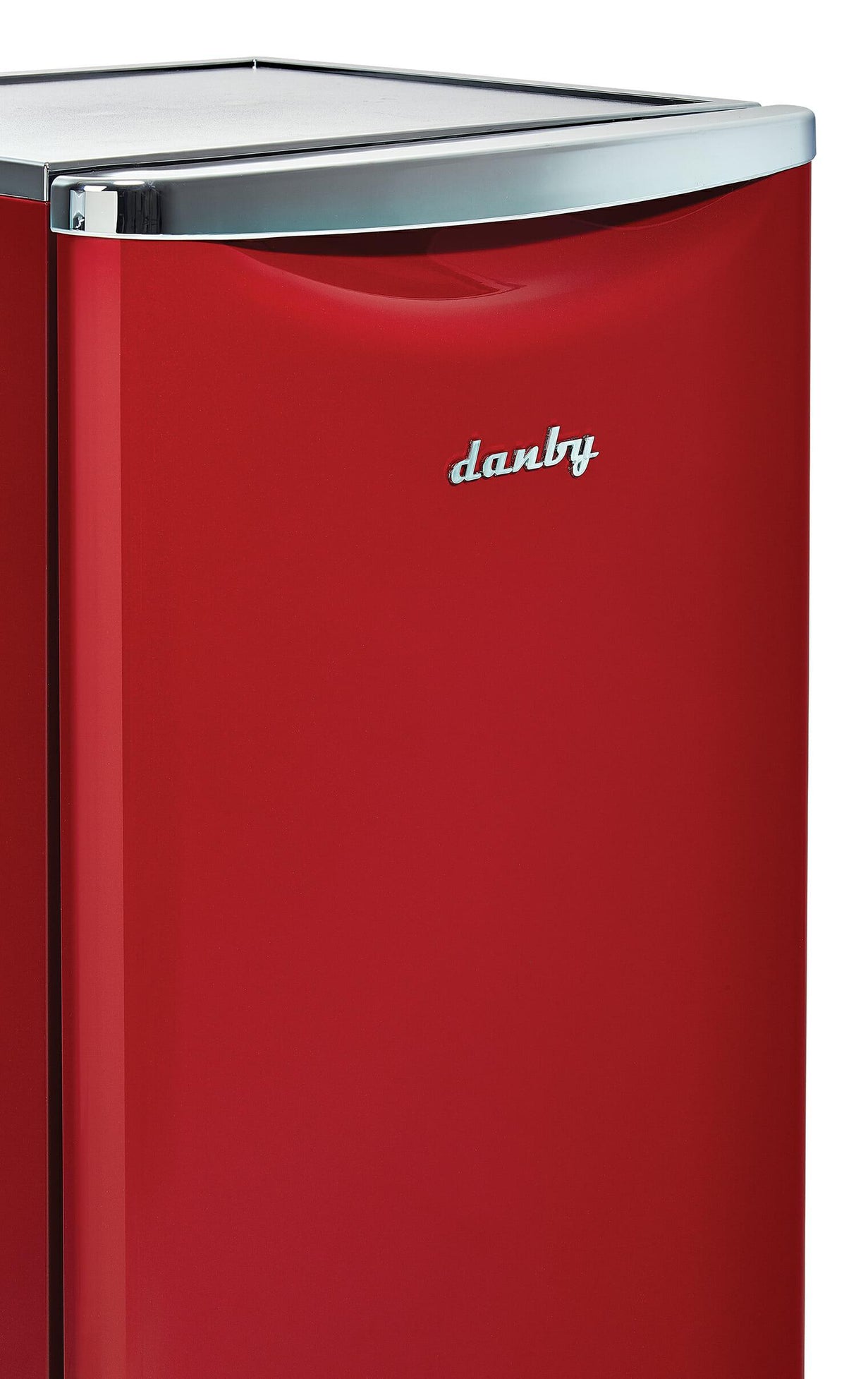 Danby 4.4 cu. ft. Retro Compact Fridge in Metallic Red - (DAR044A6LDB)