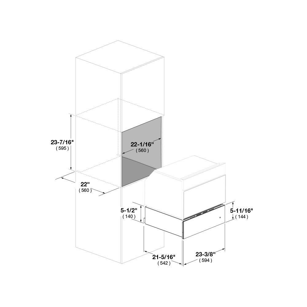 24" WARMING DRAWER - (F4DWD24S1)