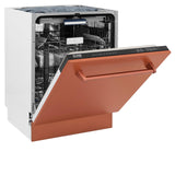 ZLINE 24" Tallac Series 3rd Rack Dishwasher with Traditional Handle, 51dBa (DWV-24) [Color: Copper] - (DWVC24)