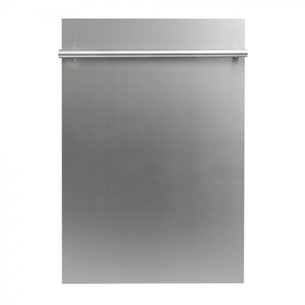 ZLINE 18 in. Compact Top Control Dishwasher with Stainless Steel Tub and Modern Style Handle, 52 dBa (DW-18) [Color: Stainless Steel] - (DW30418)