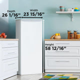 Danby Designer 11.0 cu. ft. Apartment Size Fridge in White - (DAR110A1WDD)